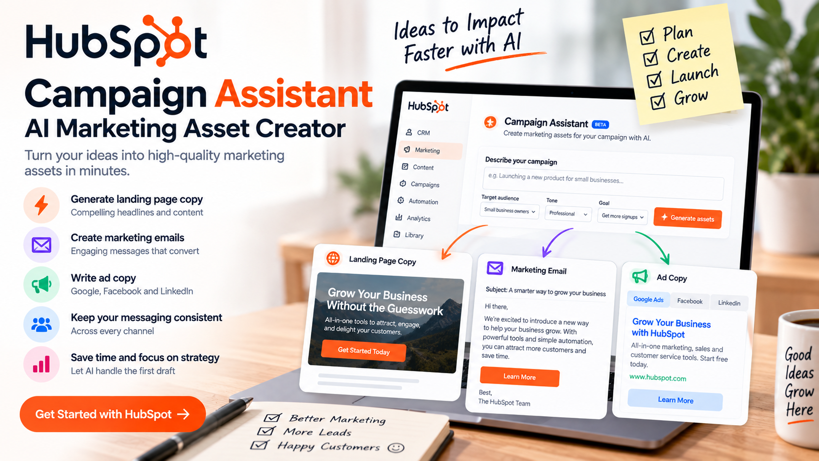 HubSpot Campaign Assistant: AI Marketing Asset Creator