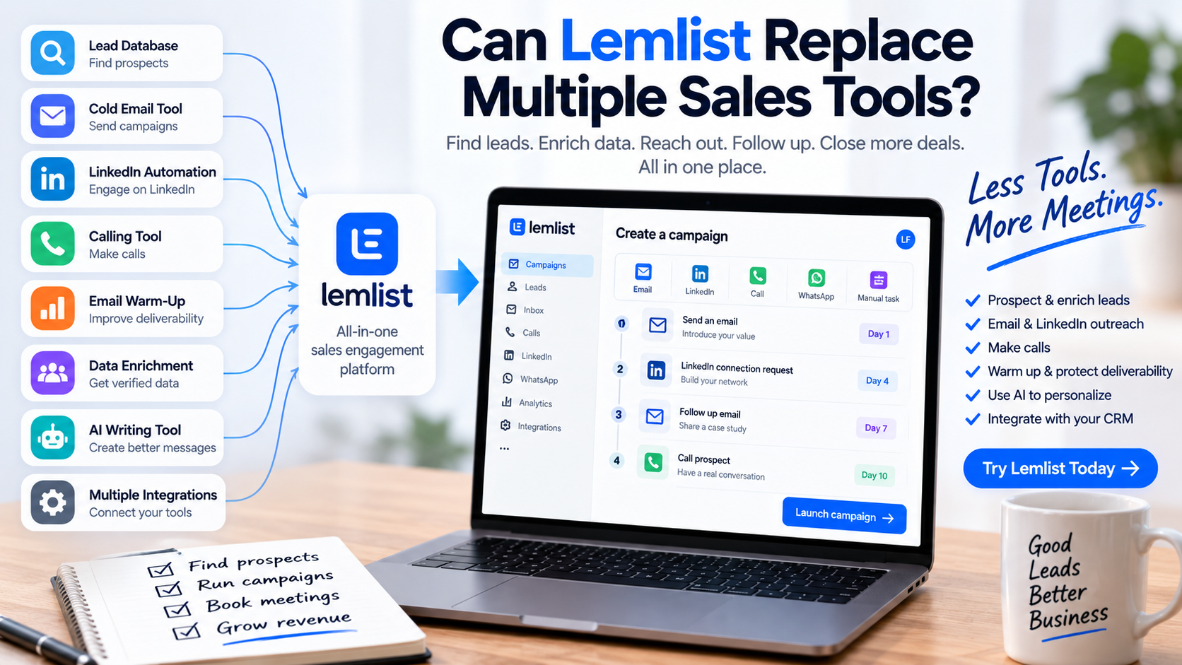 Can Lemlist Replace Multiple Sales Tools?