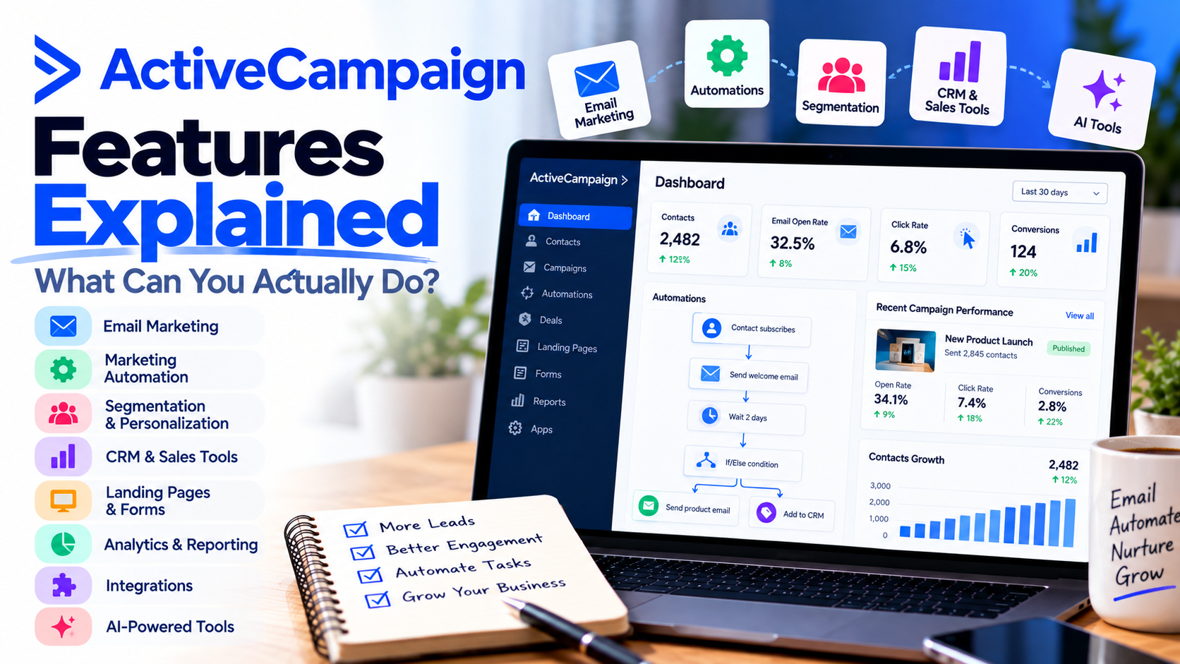 ActiveCampaign Features Explained: What Can You Actually Do?
