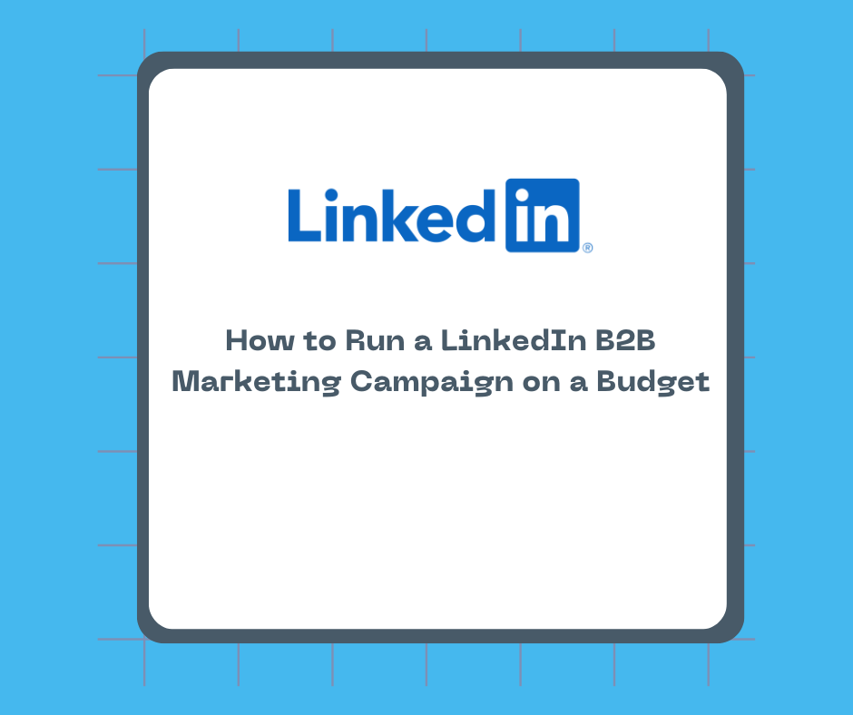 How to Run a LinkedIn B2B Marketing Campaign on a Budget